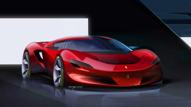 Ferrari SP48 – sketch