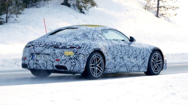 Mercedes-AMG GT spy – rear quarter 2