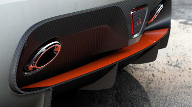 Kia Provo concept car rear carbonfibre diffuser