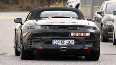 Electric Porsche Boxster – rear