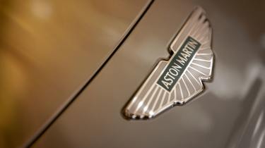 Aston Martin DB12 Goldfinger Edition badge