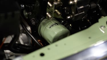 David Brown Automotive Mini Remastered enginebay