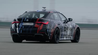 Electric BMW M3 test mules