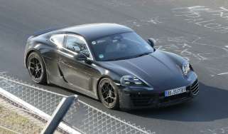 Electric Porsche Cayman front