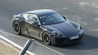 Electric Porsche Cayman front