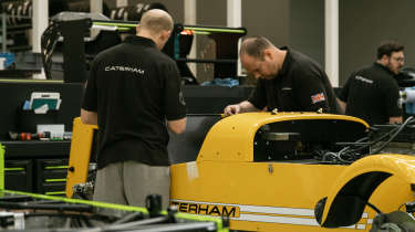 Caterham&#039;s new Dartford factory