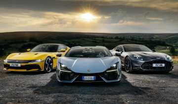Ferrari 12 Cilindri v Lamborghini Revuelto v Aston Martin Vanquish