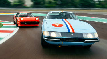 Ferrari 365 GTB/4 Daytona and 308 GTB – front tracking