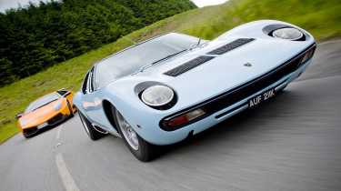 Lamborghini Miura and Murcielago