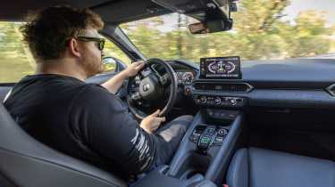 Honda Prelude driving