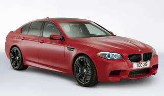 New BMW M5 M Performance Edition frozen red
