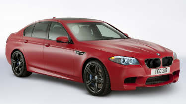 New BMW M5 M Performance Edition frozen red