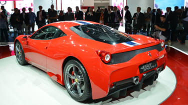 Ferrari 458 Speciale rear at Frankfurt Motor Show