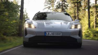 Porsche Taycan E-Shift front
