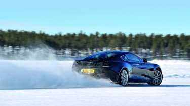 Aston Martin Vanquish winter testing