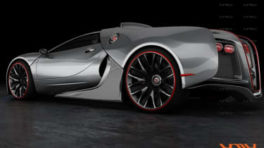 Bugatti Veyron supercar concept