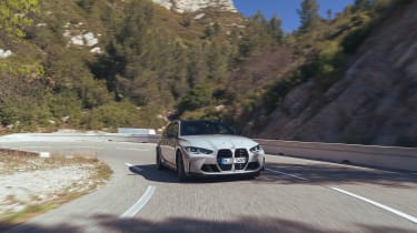 BMW M3 Competition Touring – on road cornering