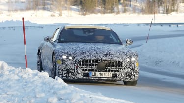 Mercedes-AMG GT spy – front