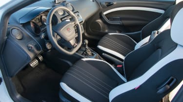 2013 SEAT Ibiza Cupra 1.4 TSI interior sports seats