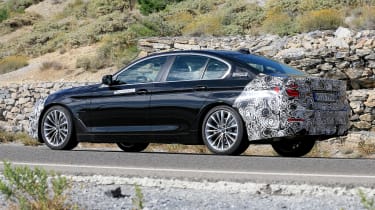 BMW 5-series facelift - rear quarter