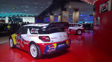 Citroen C4 and DS3 WRC cars