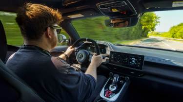 Lotus Emira 420 Sport interior driving