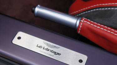 Aston Martin V12 Vantage badge