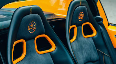 Lightweight sports car test – Lotus seats