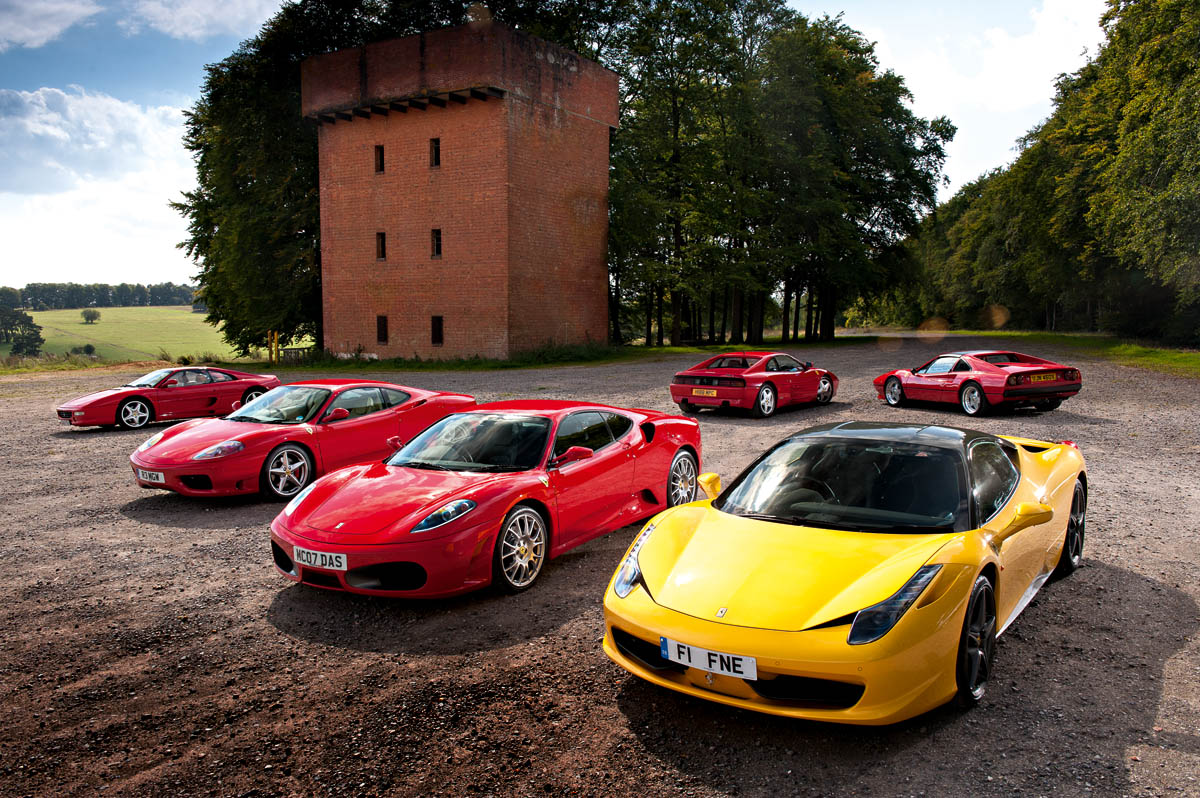 Ferrari 458 Italia Meets 308 348 F355 360 And F430 Evo