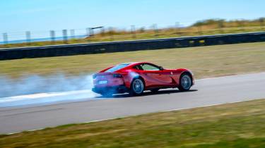Ferrari 812 Superfast rear drifting