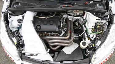 Peugeot 208 R2 rally car 1.6 engine