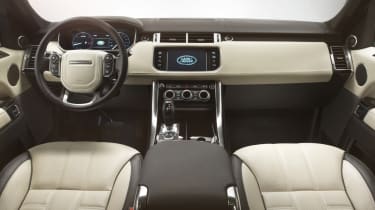 New Range Rover Sport interior dashboard