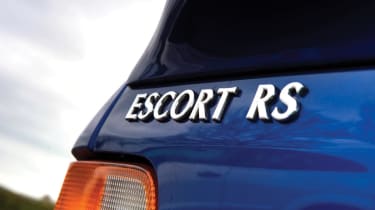 Ford Escort Cosworth RS rear badge