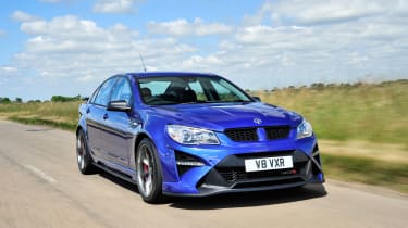 Vauxhall VXR8 GTS-R blue - UK car front