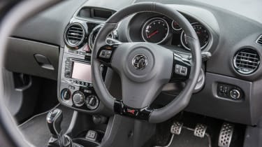 Vauxhall Corsa VXR Clubsport interior dashboard