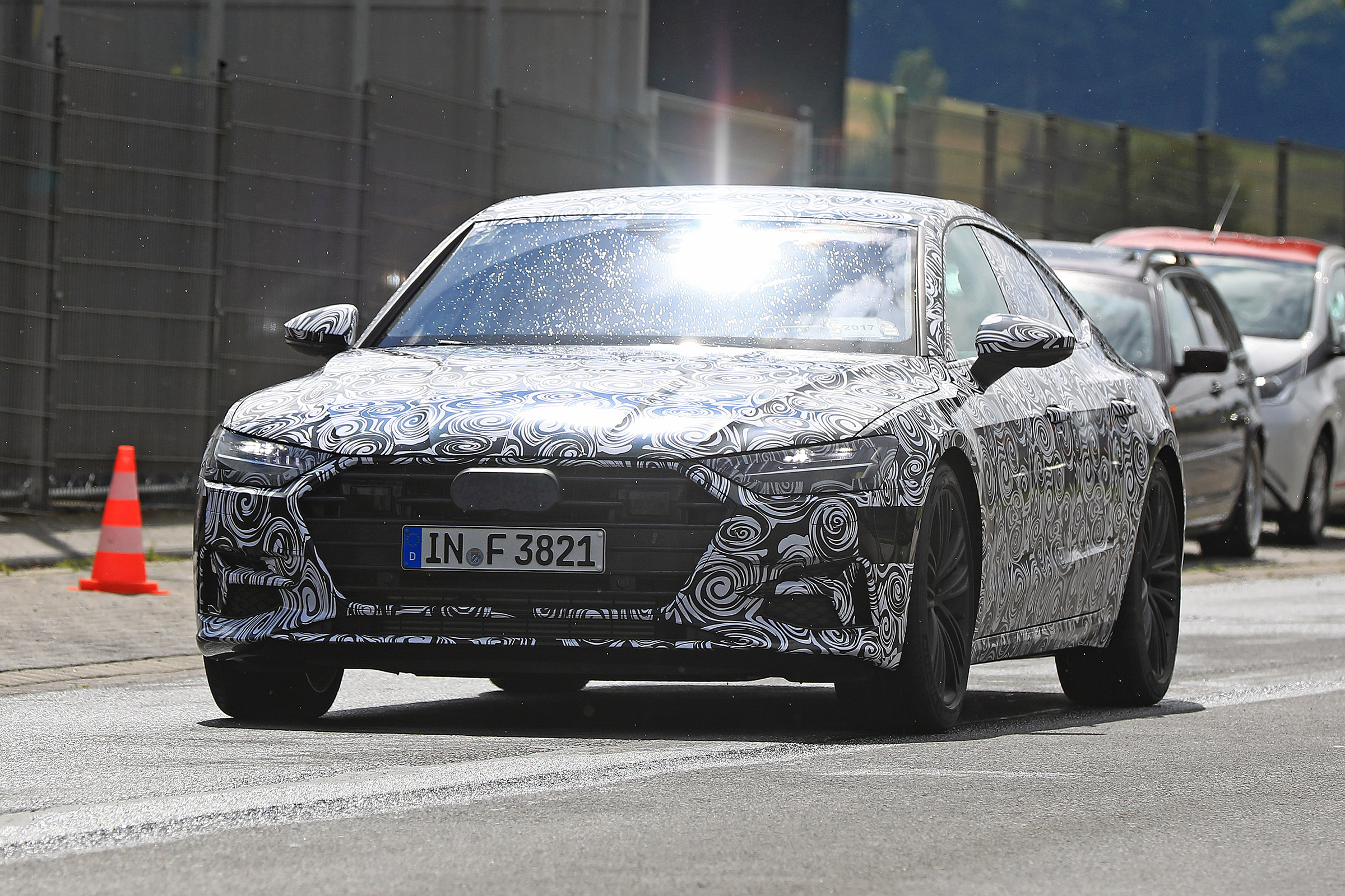 Next-gen Audi A7 Sportback spied before reveal later this year ...