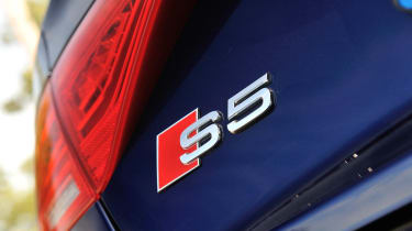 Audi S5 bootlid badge