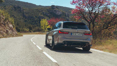 BMW M3 Competition Touring – on road rear
