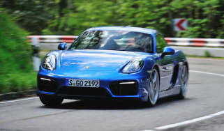Porsche Cayman GTS blue