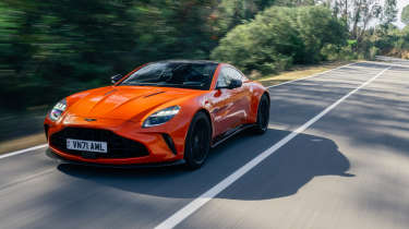 Aston Martin Vantage 2024 road driving