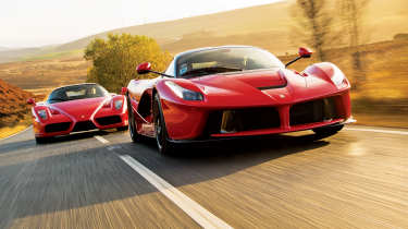 Ferrari Enzo v Ferrari LaFerrari