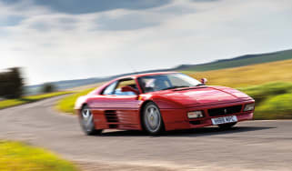 Ferrari 348 cornering