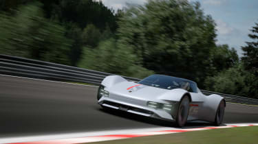 Porsche Vision Gran Turismo concept – front tracking
