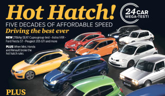 evo Magazine May 2014 - best hot hatchbacks ever cover