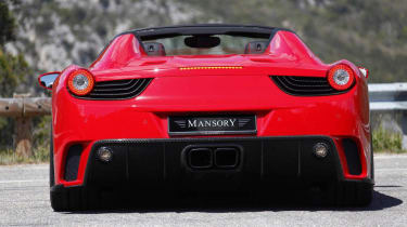 Ferrari 458 Spider Monaco Edition by Mansory rear diffuser