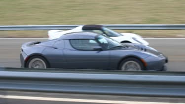 Lotus Elise SC v Tesla Roadster