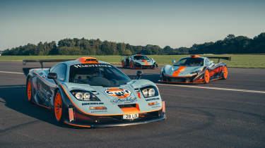 McLaren F1 GTR v P1 GTR v Senna GTR