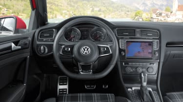 2013 Volkswagen Golf GTD interior dashboard DSG