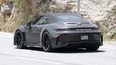 Porsche 911 Speedster mule rear