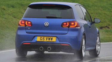 Volkswagen Golf R rear action